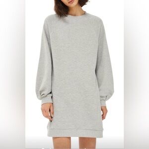 Topshop sweatshirt dress heather grey Size 8